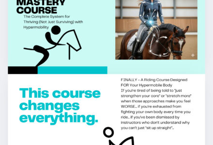 Proprioception for Hypermobile Equestrians master class